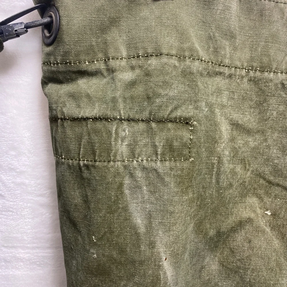 Vintage Olive Green Canvas‎ FieldArmy Duffle Bag